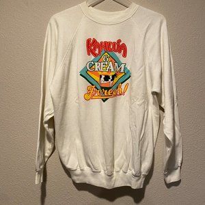 Vintage Kahlua & Cream Sweatshirt Hanes XL - 80s Retro Bar‎ Promo
